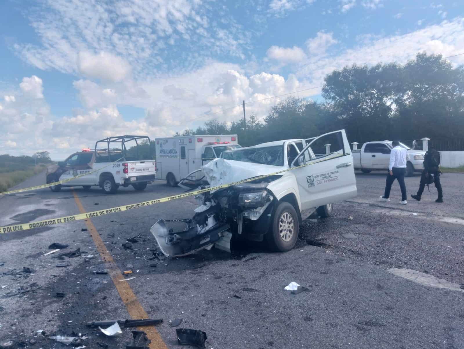 Accidente en carretera de Tamaulipas deja heridos