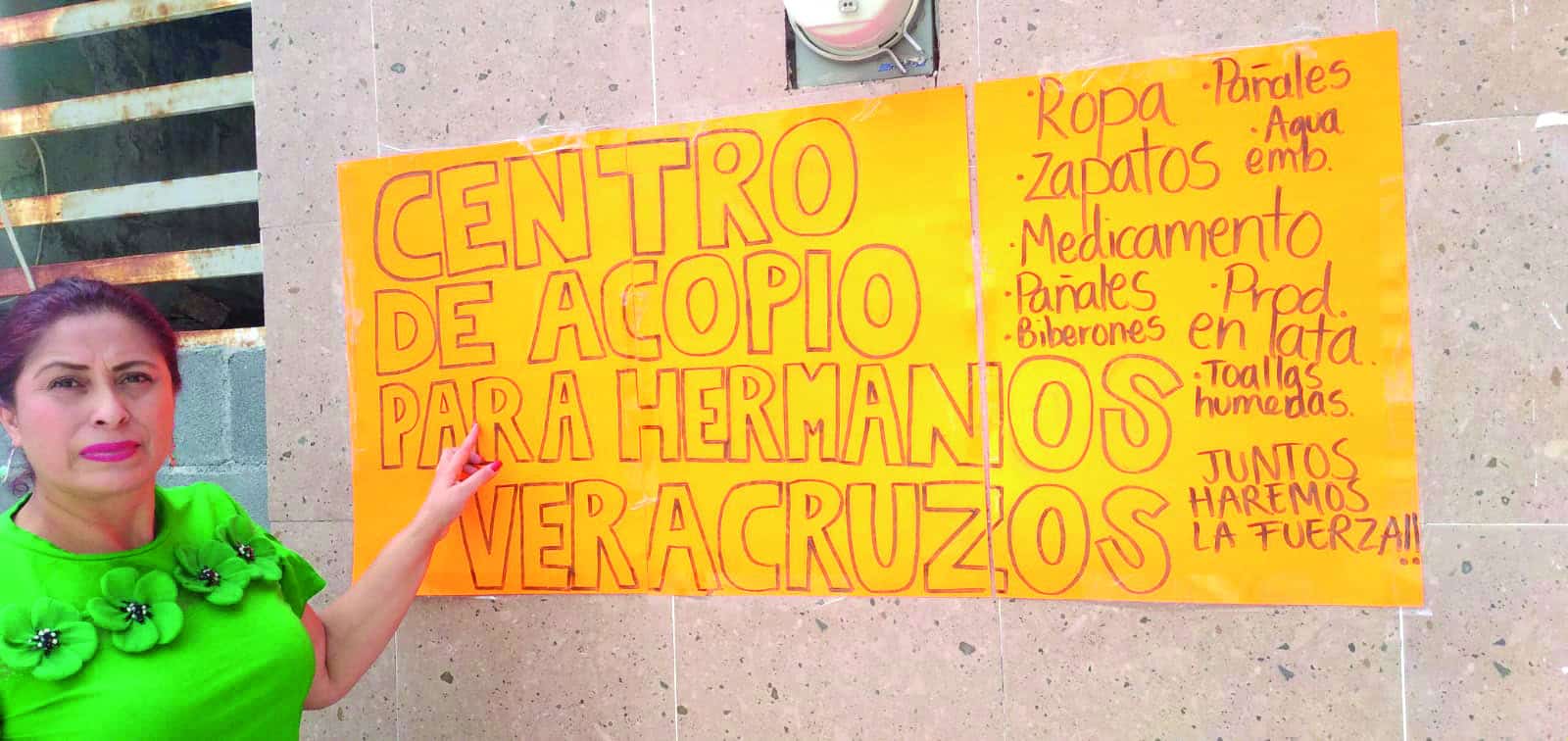 Llamado urgente: Veracruz necesita tu apoyo en centro de acopio