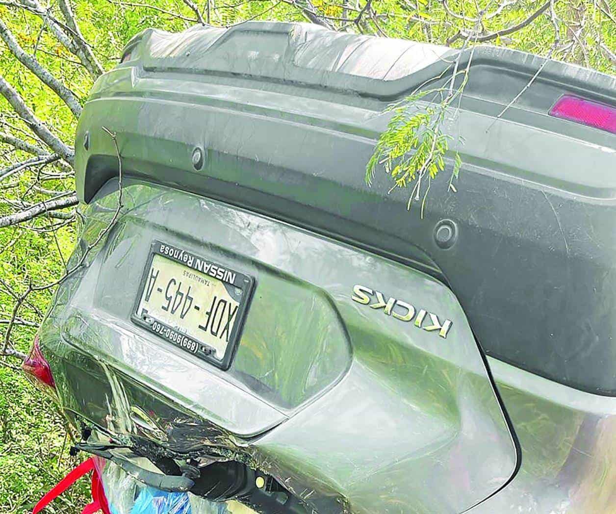 Residente de Reynosa resulta herida en volcadura