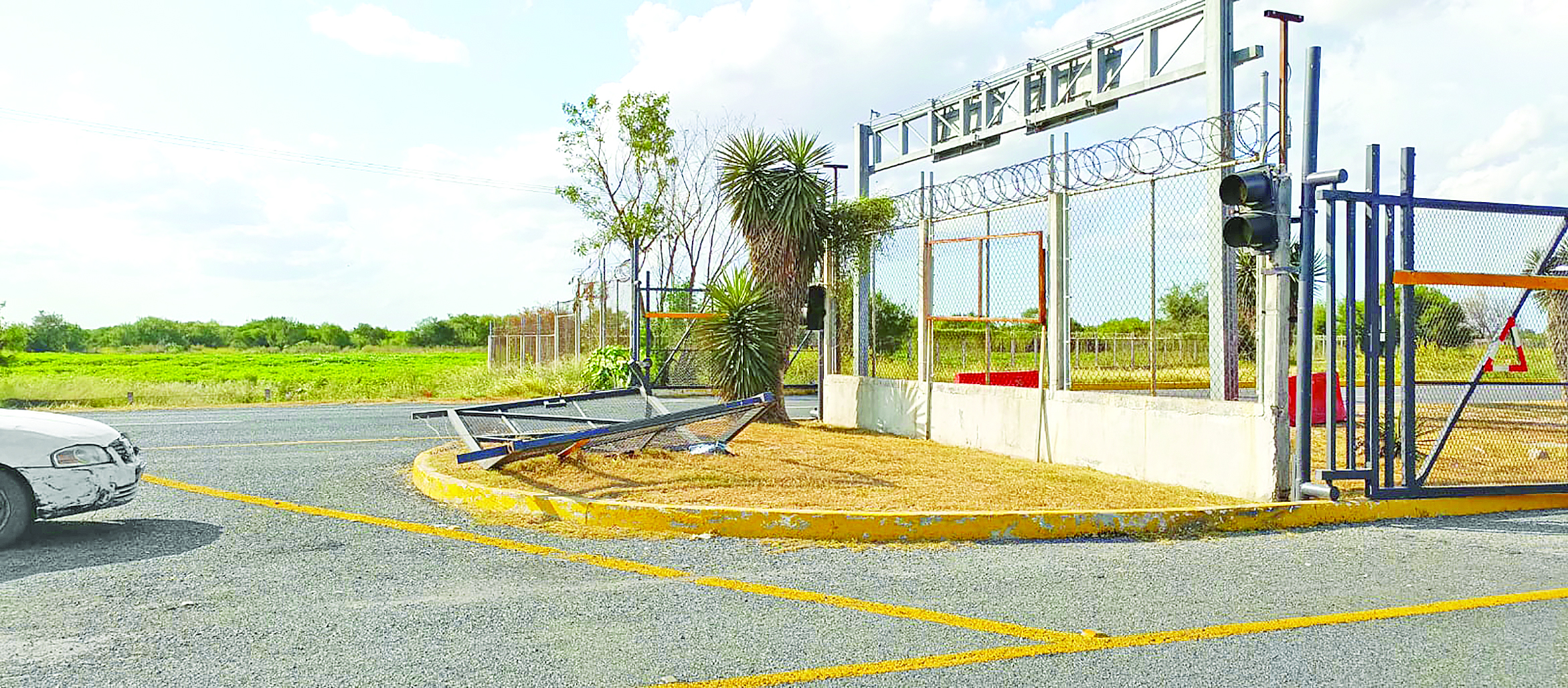 Accidentes y daños en infraestructura federal cerca del Río Bravo