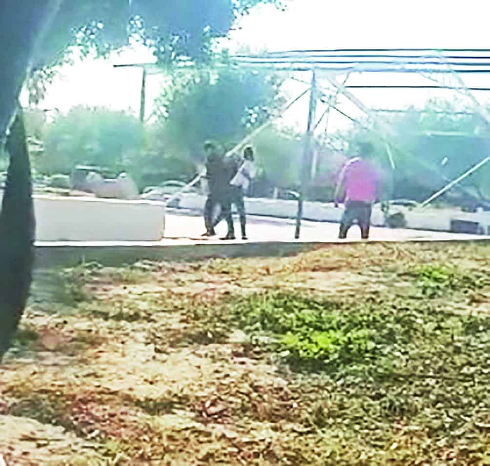 Intervención ciudadana evita pelea entre toxicómana y peatón