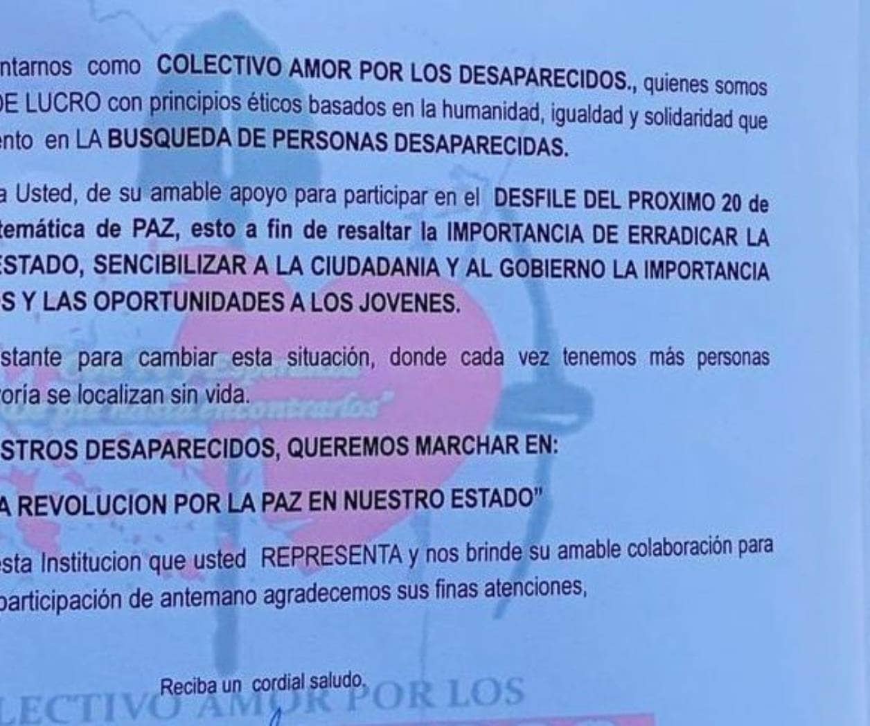 Crisis de desapariciones y violencia en Tamaulipas: Colectivo se une al desfile