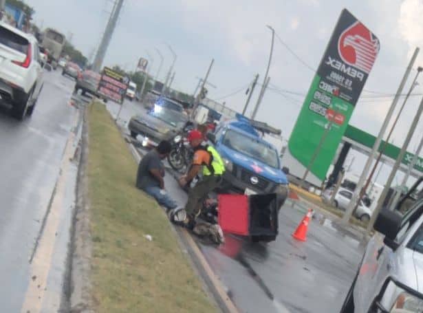 Dos motociclistas lesionados en colisiones viales