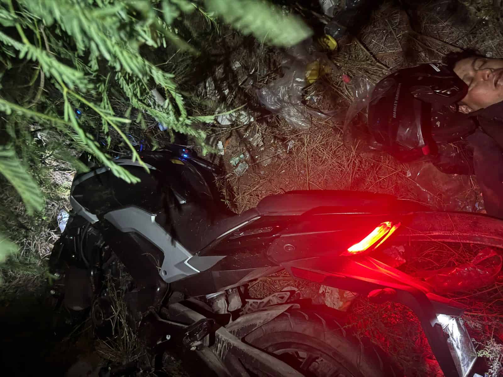 Motociclista herido en libramiento Viaducto