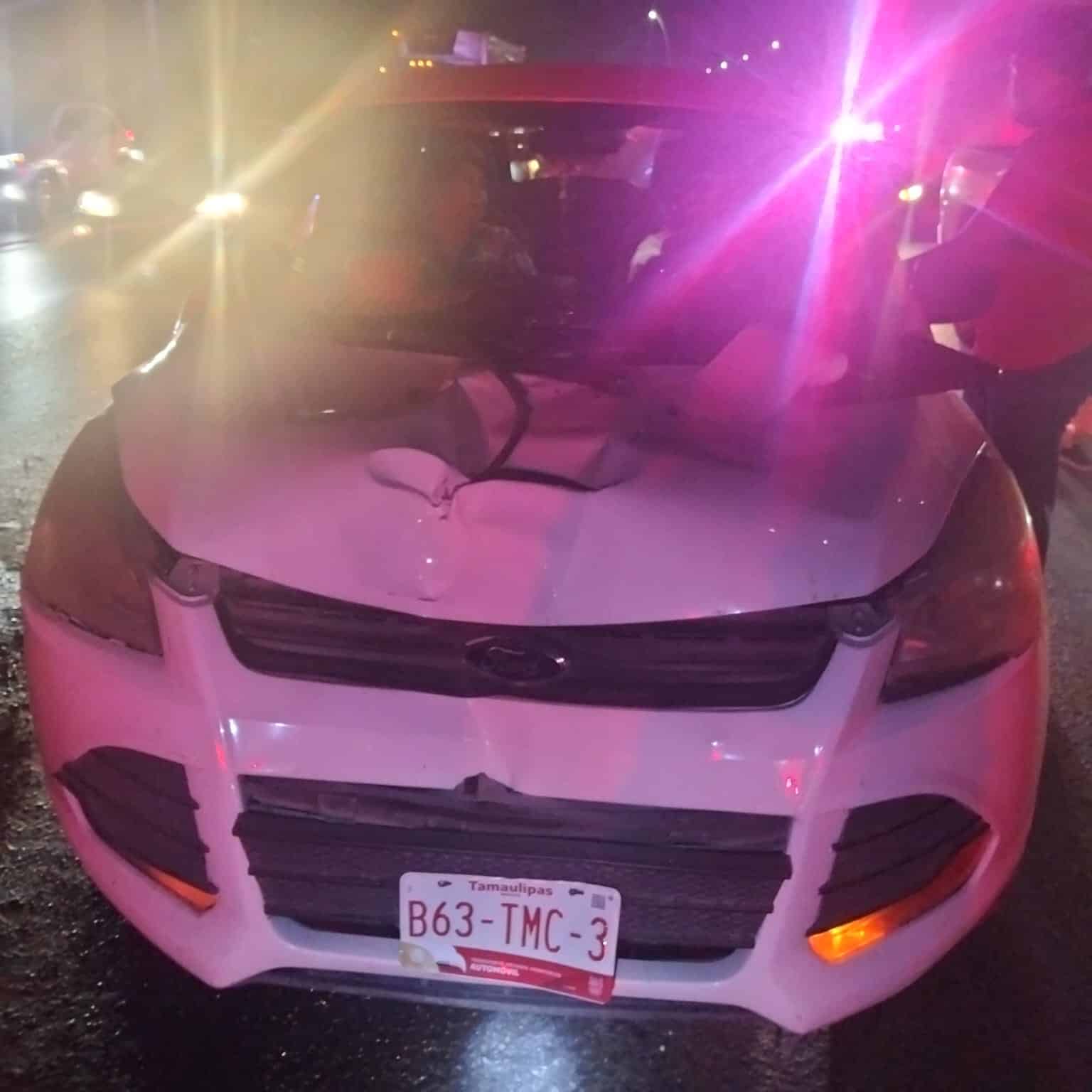 Hombre fallece al ser arrollado en libramiento Monterrey-Reynosa