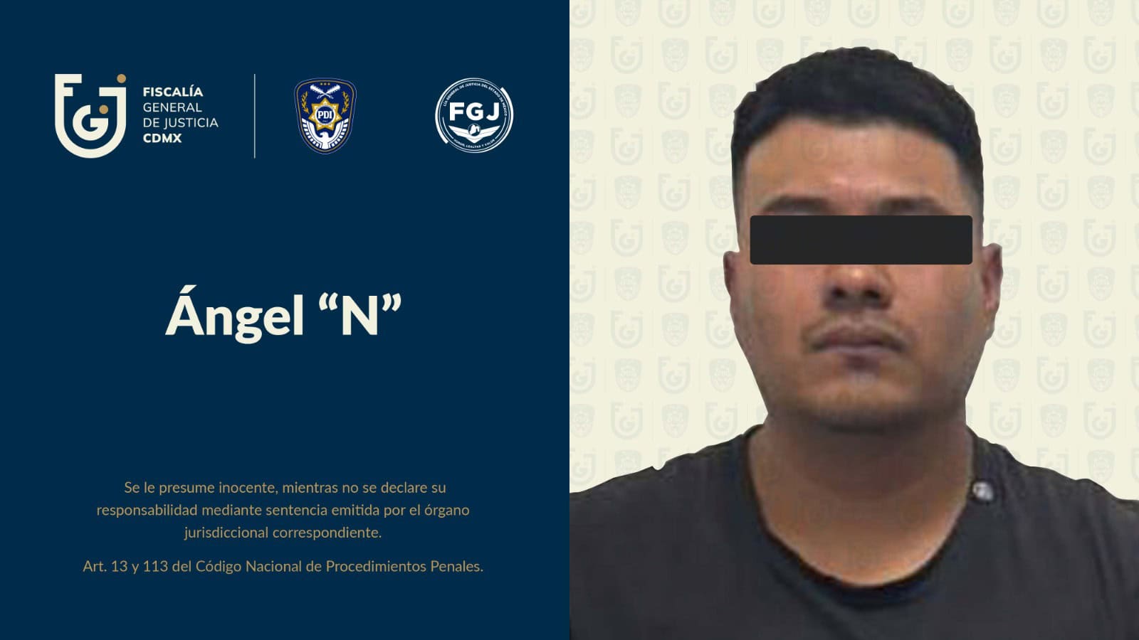 &Aacute;ngel "N" detenido por homicidio de regidor en Reynosa
