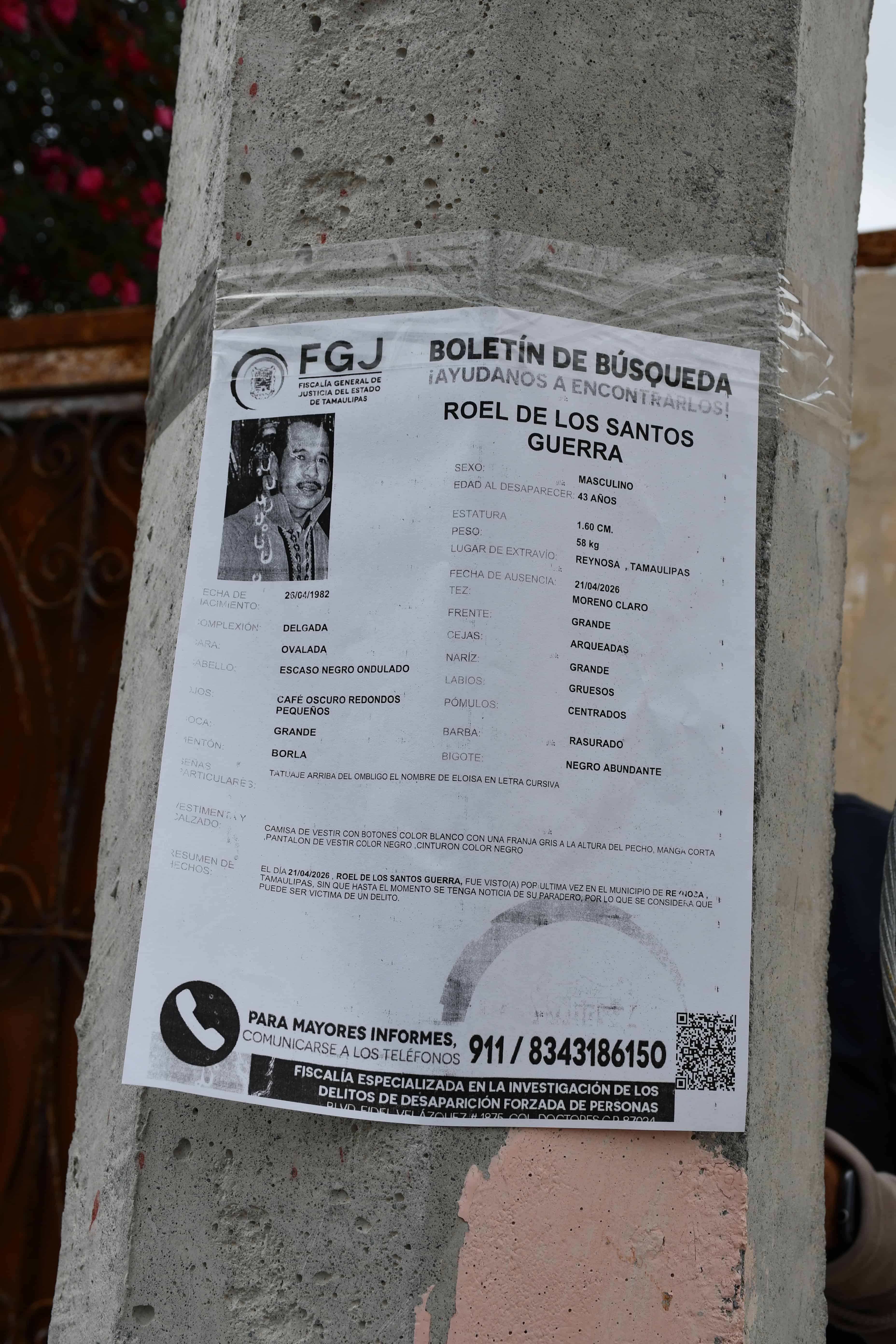 Búsqueda de mesero desaparecido