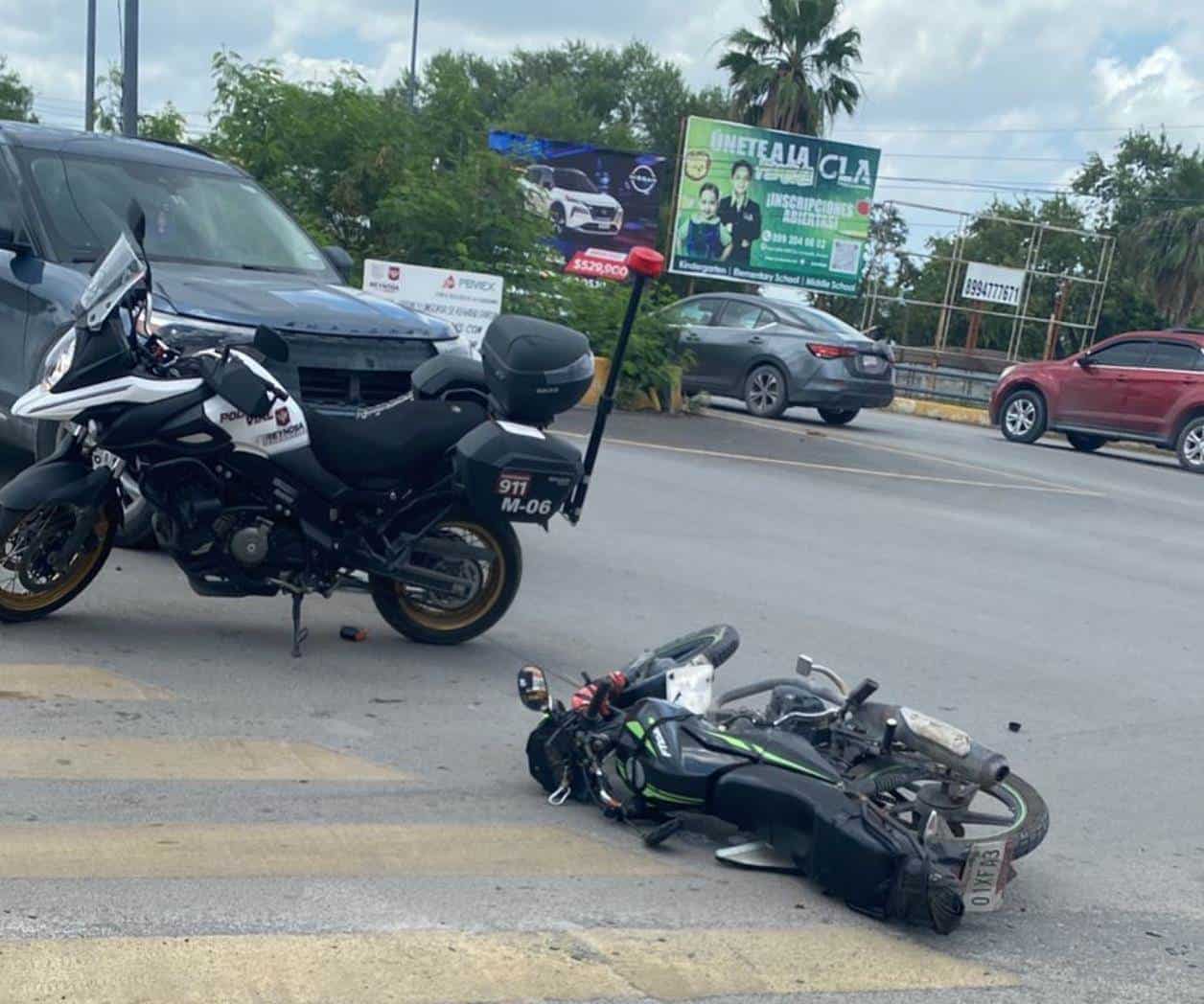 Testigos confirman colisión motociclista-camioneta